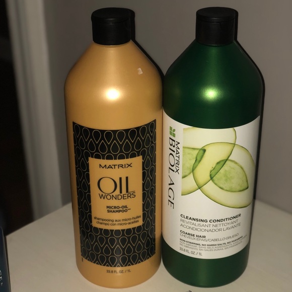 Other | Matrix Shampoo And Conditioner | Poshmark Matrix Oil Wonders Micro Oil Shampoo 1L + Conditioner 1L +